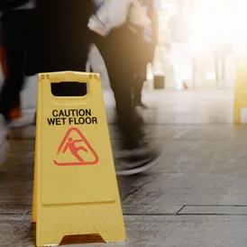 Hurt in a slip and fall — Hirsch Talcott can help.