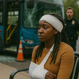 Involved in a bus accident — Hirsch Talcott can help.