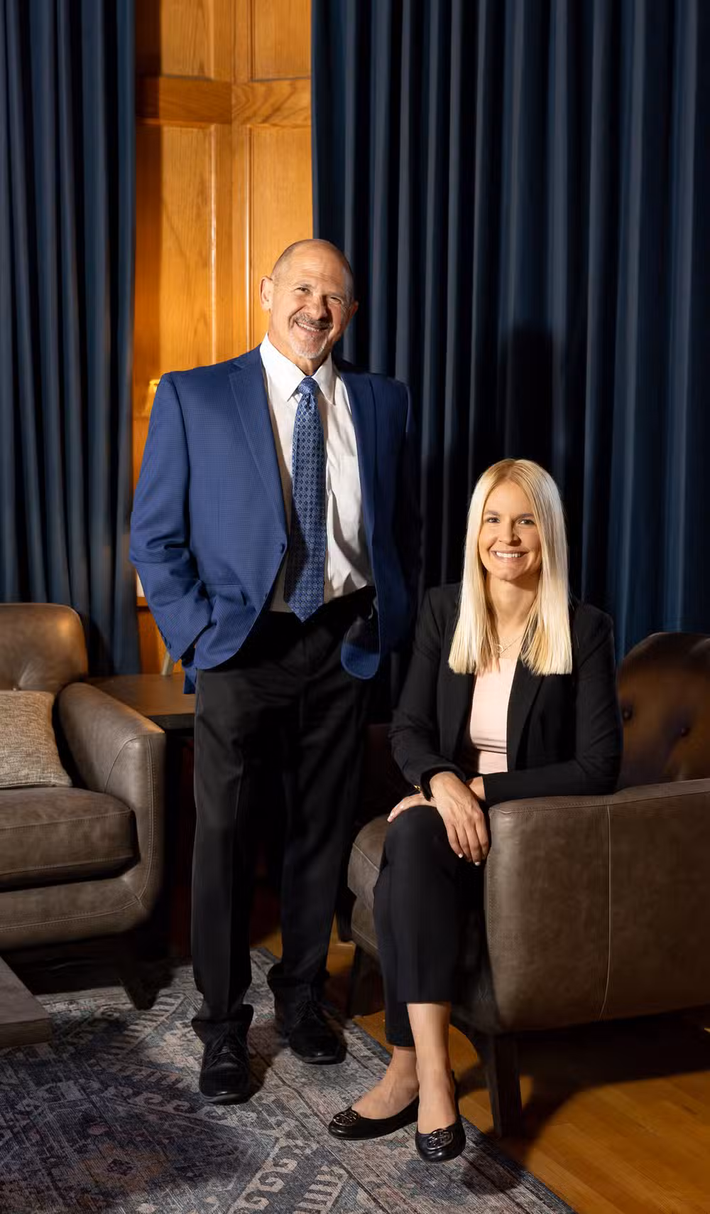 Personal Injury Law Attorneys in Phoenix meeting with clients at Hirsch Talcott Law Firm